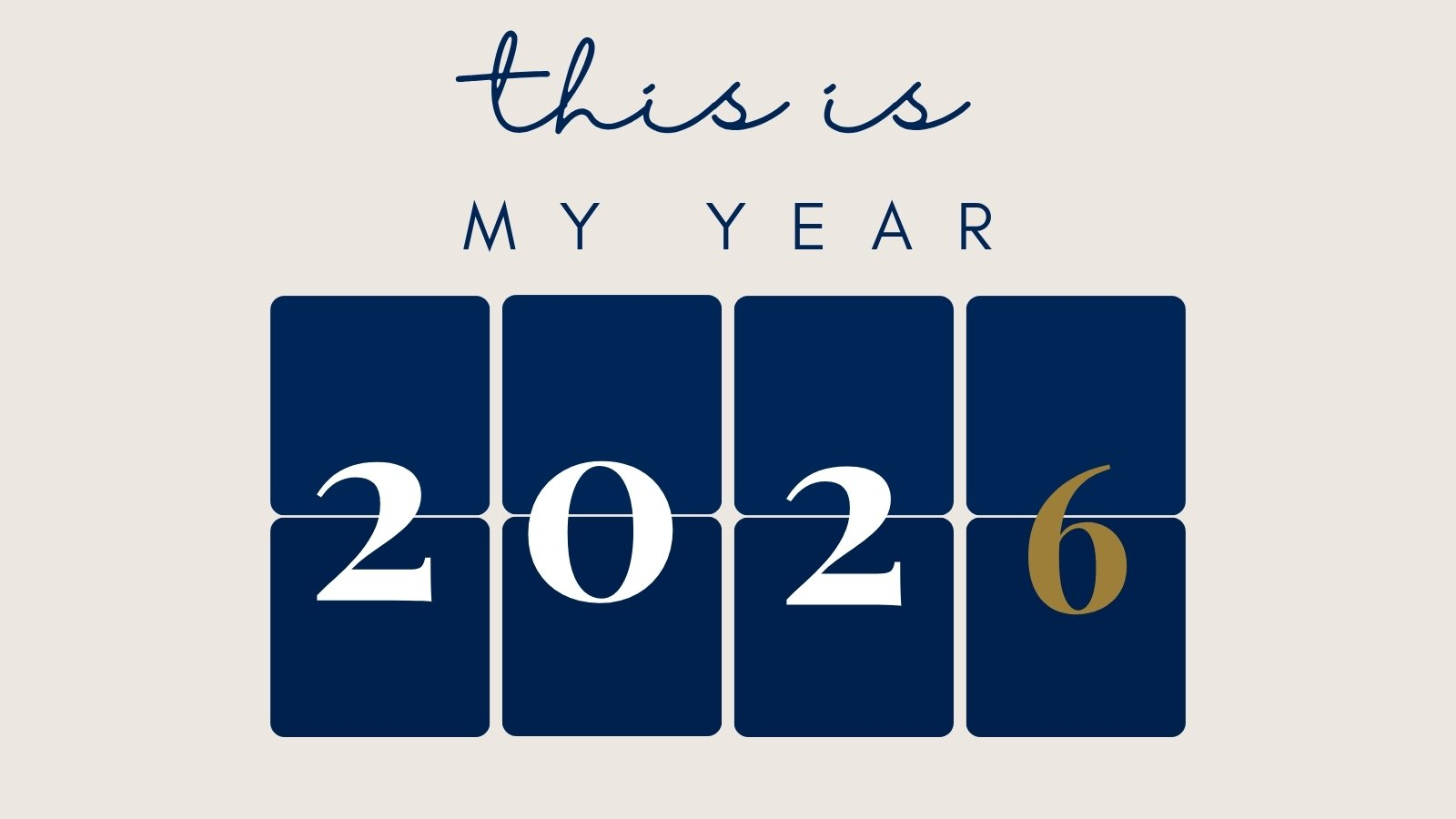 This Is My Year sermon series
